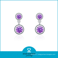 Wholesale Natural Amethyst Drop Earrings